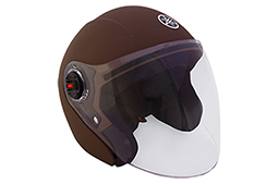  Yr6/MATT-DARK-BROWN-thumb  Yamaha YR6 Jet Type Helmet