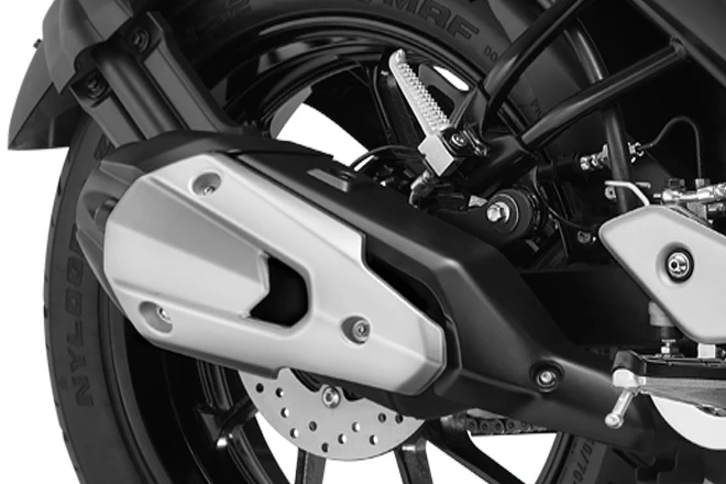 Yamaha fzs silencer online guard